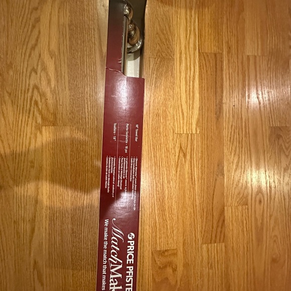 Brushed Nickel Towel Bar - 18 Inch - Picture 2 of 6